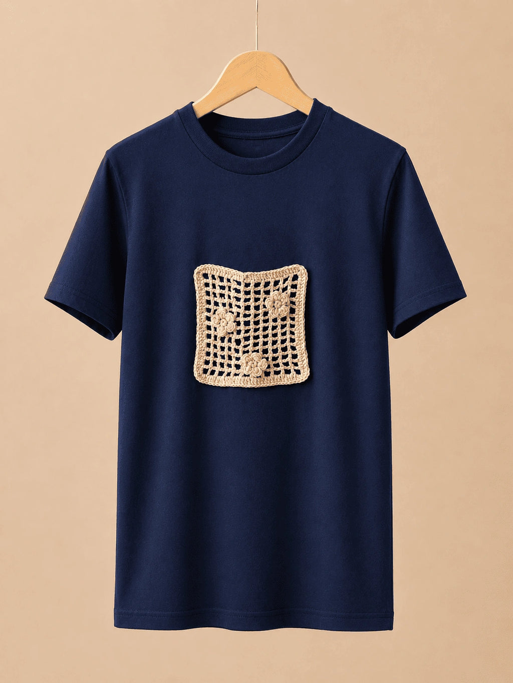 Bloom Crochet T-shirt