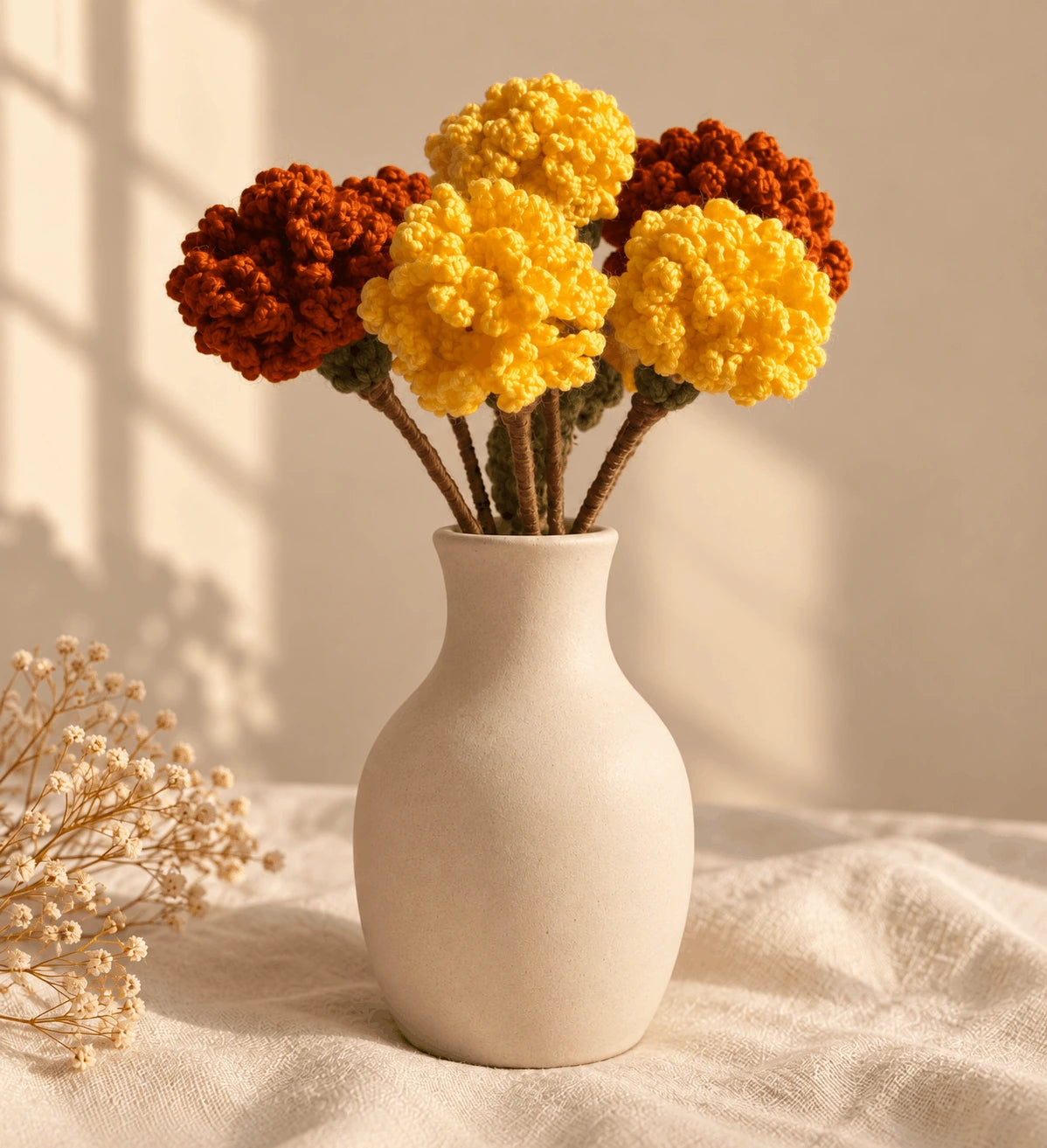Marigold Crochet Flower