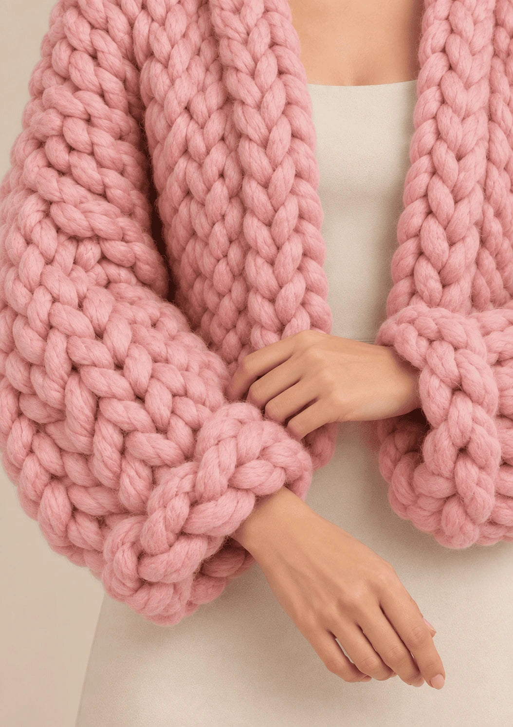 English Pink Cardigan