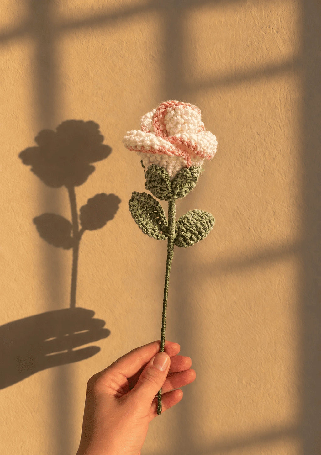 Rose Petal Crochet Flower