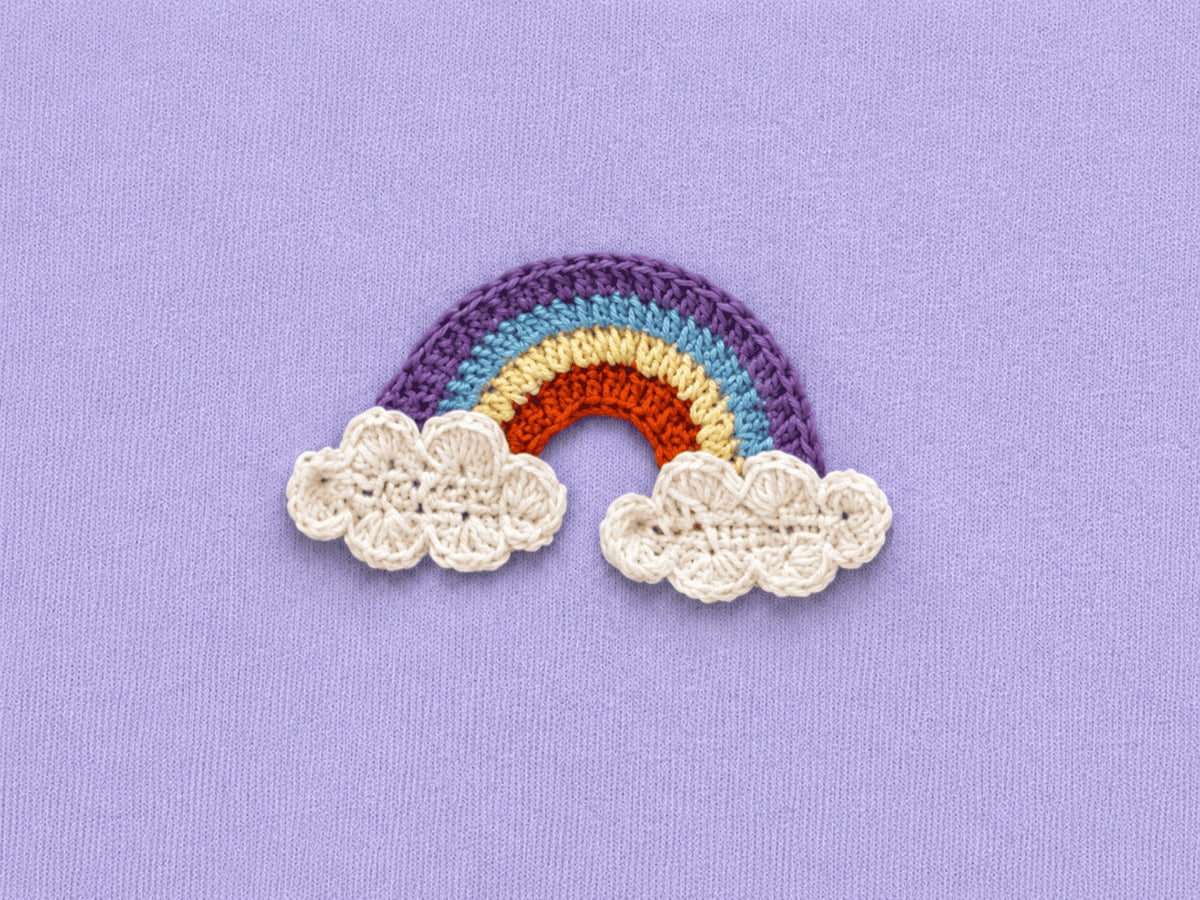 Rainbow Crochet T-shirt