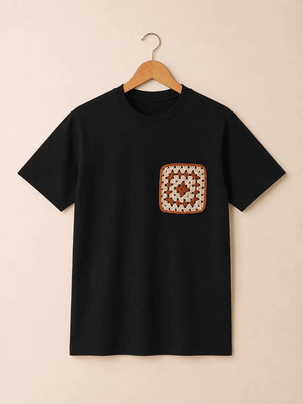 Granny Square Crochet T-shirt
