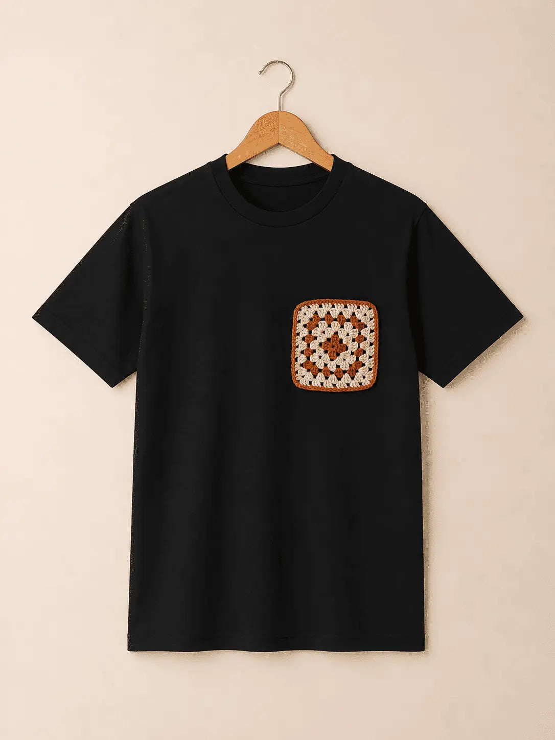 Granny Square Crochet T-shirt