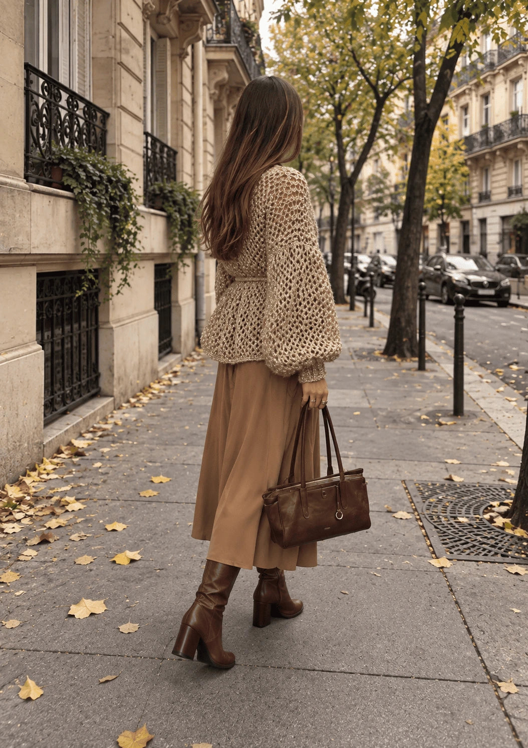 Champagne Mesh Cardigan