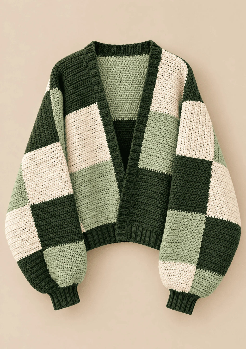 Forest Block Cardigan