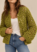 Sage Fleur Cardigan