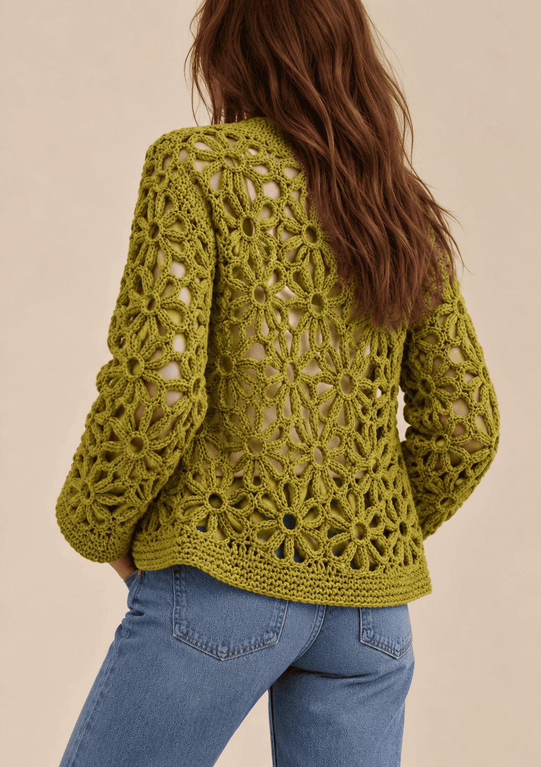 Sage Fleur Cardigan