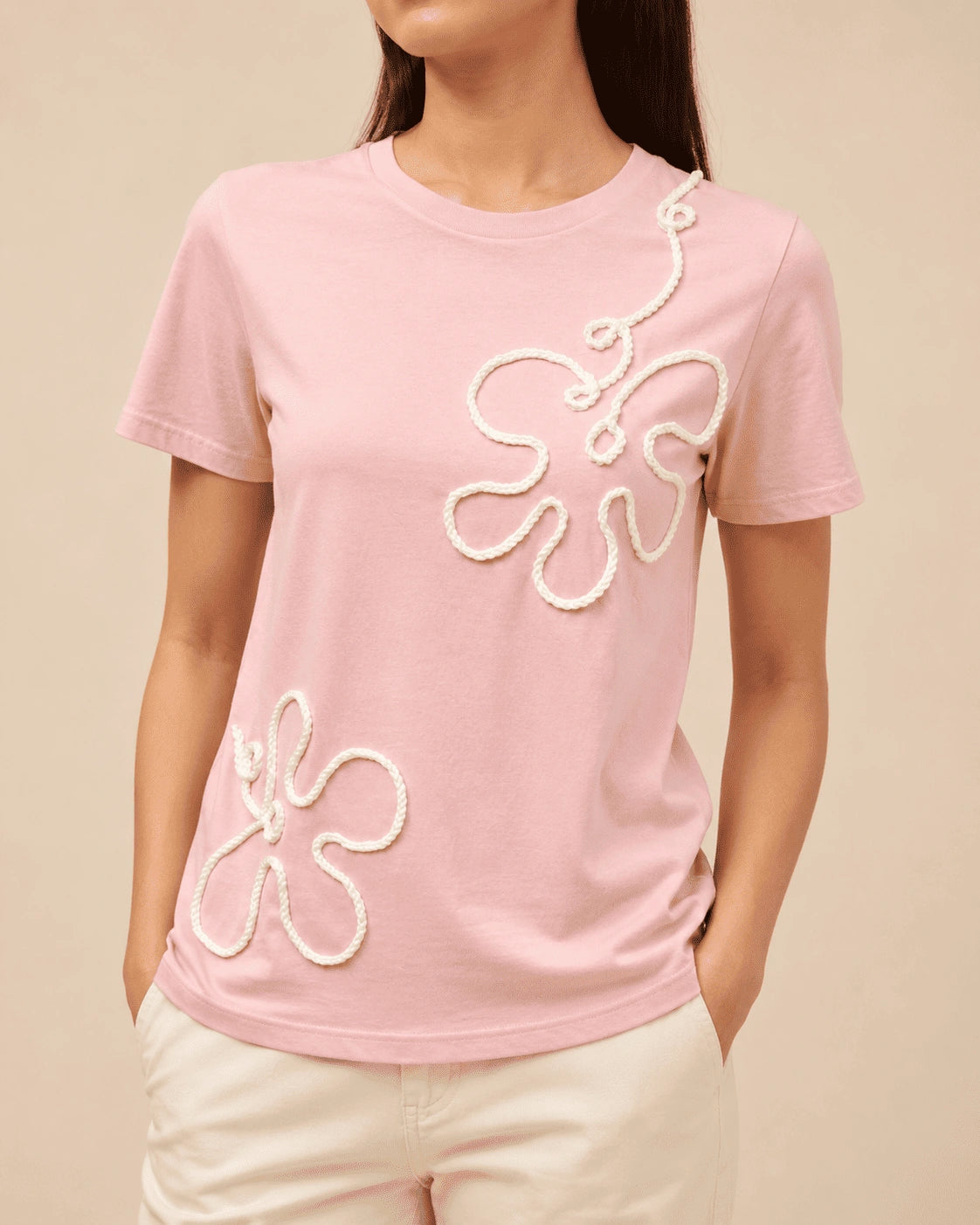 Petal Crochet T-shirt