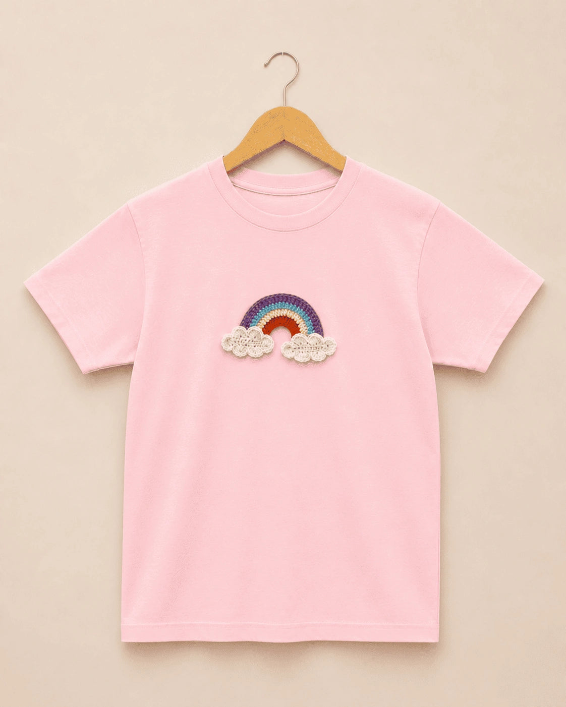 Rainbow Crochet T-shirt