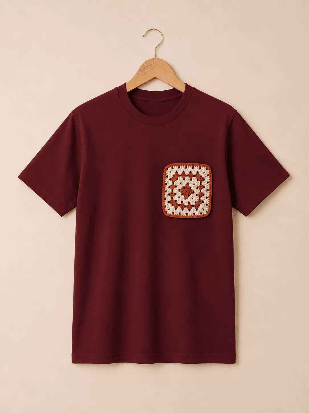 Granny Square Crochet T-shirt