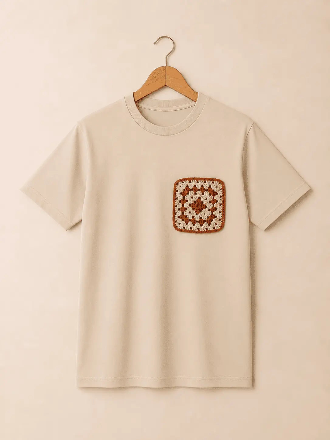 Granny Square Crochet T-shirt
