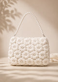 Pearl & White Floral Luxury Bag