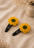 Sunflower Hair Pins