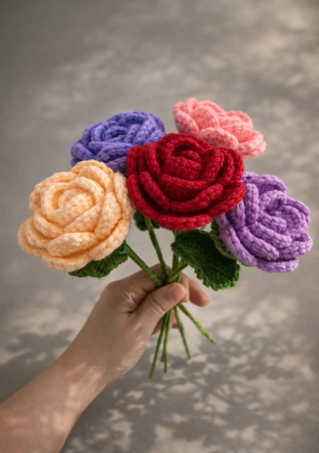 Pair of 5 Multi Color Flowers