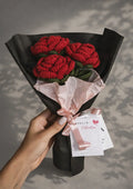 Mini Red Rose Floral Bouquet
