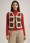 Crochet Granny Square Vest