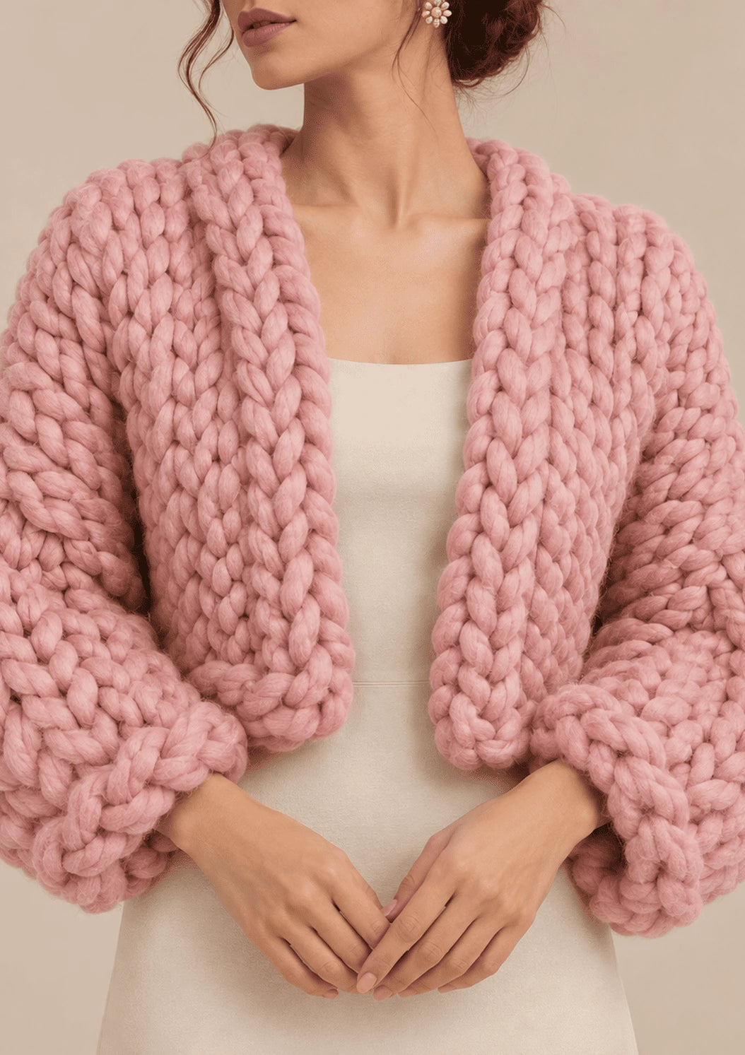 English Pink Cardigan