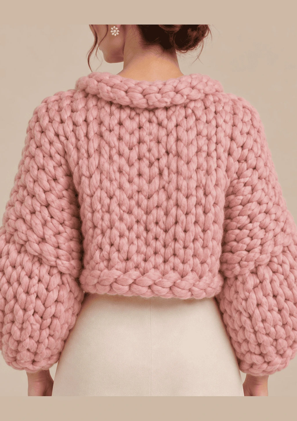 English Pink Cardigan