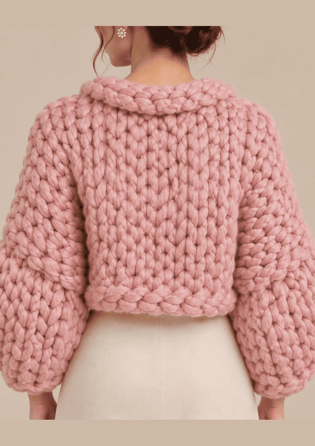 English Pink Cardigan